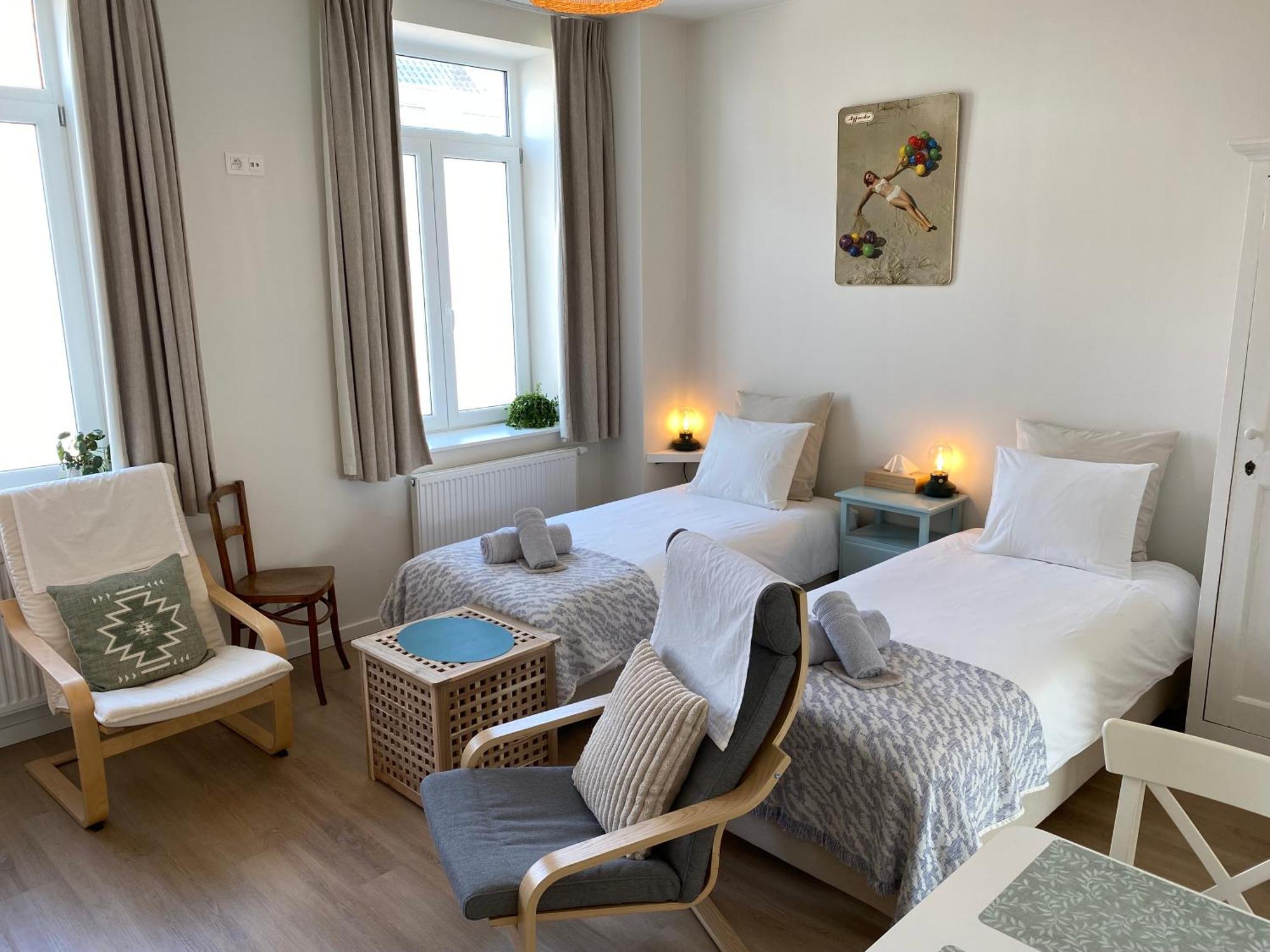 Logies-M Comfort Studios Inc Bikes B&B Ostende Exterior foto